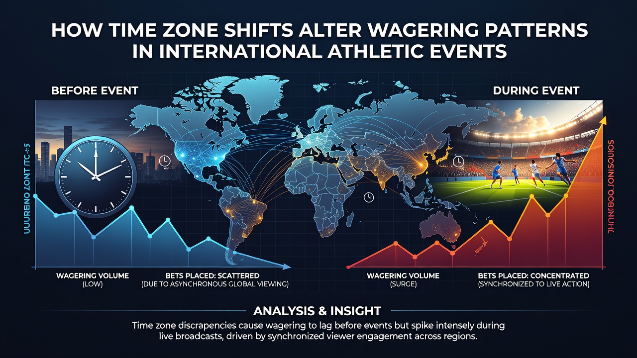 Bettors reviewing live odds on mobile devices during late-night international sports broadcasts