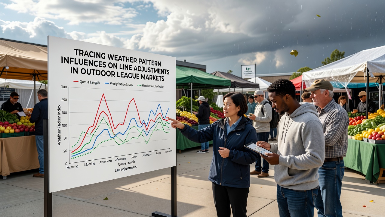 Detailed weather data overlays used in outdoor sports betting adjustments